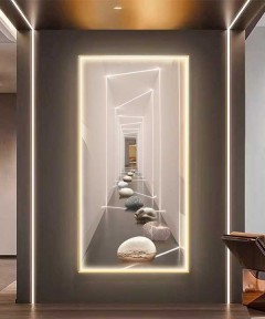 3D Effect Gray Stones And Distinctive Lighting
